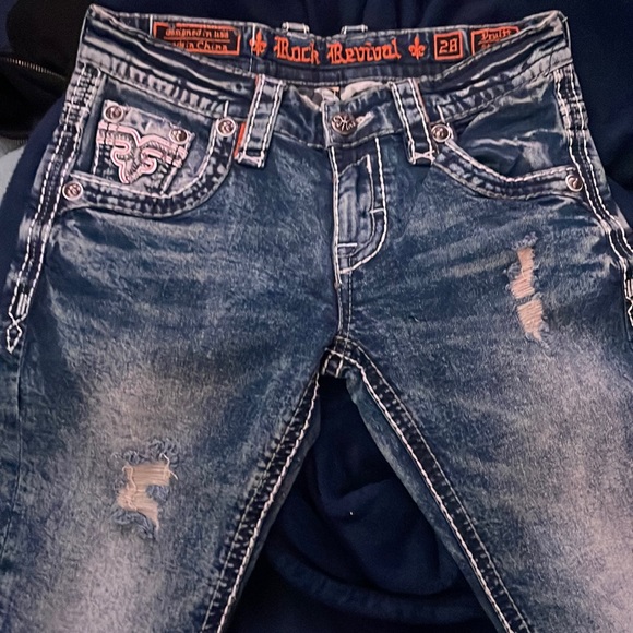 Rock Revival jeans size 28 slim straight - Picture 1 of 2